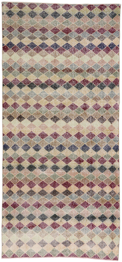 4 x 10 - Beige Vintage Turkish Sivas Rug - 53292