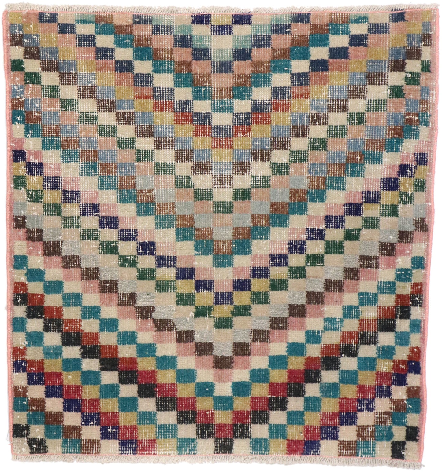 2 x 3 - Blue Vintage Turkish Sivas Rug - 53349