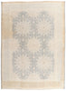 10 x 13 - Beige Vintage Persian Kerman Rug - 53393
