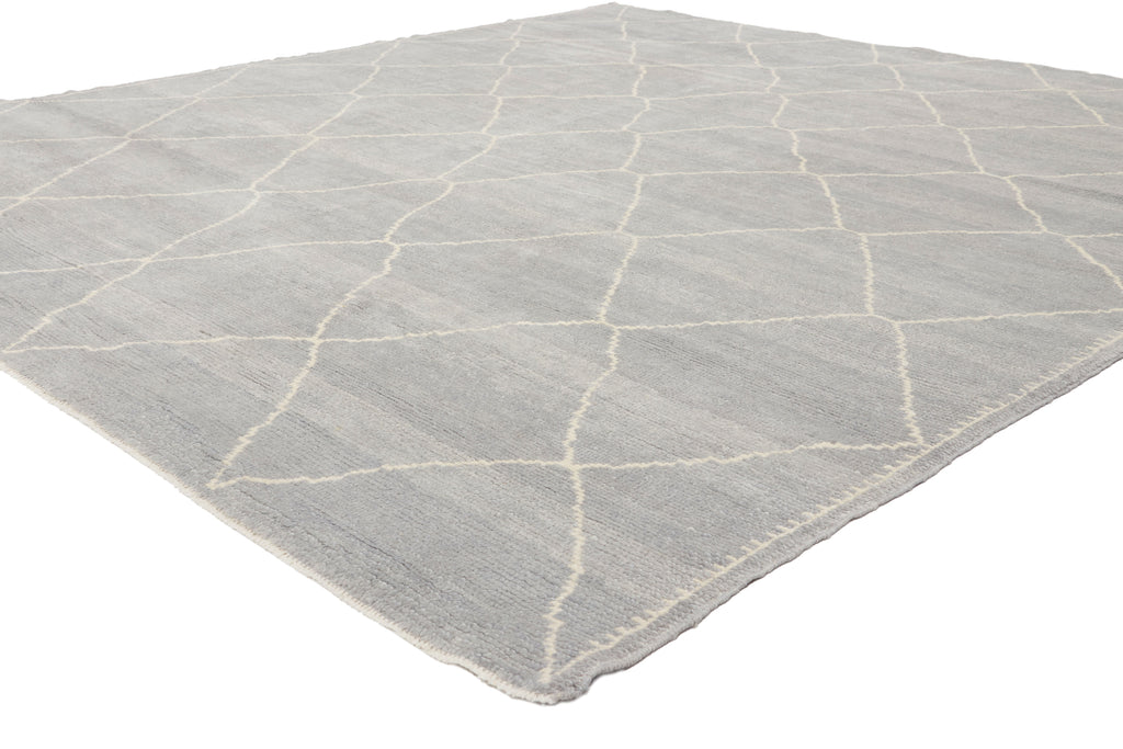 8 x 9 - Gray New Turkish Moroccan Rug - 53439