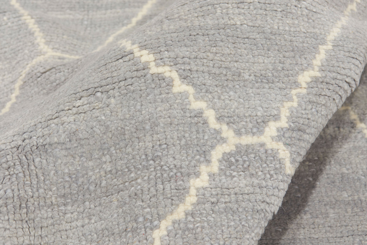 8 x 9 - Gray New Turkish Moroccan Rug - 53439