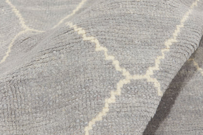 8 x 9 - Gray New Turkish Moroccan Rug - 53439