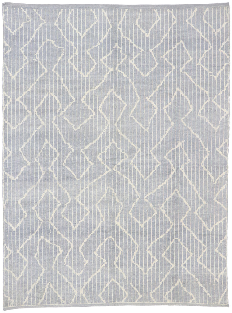 8 x 11 - Blue Turkish Moroccan Rug - 53442