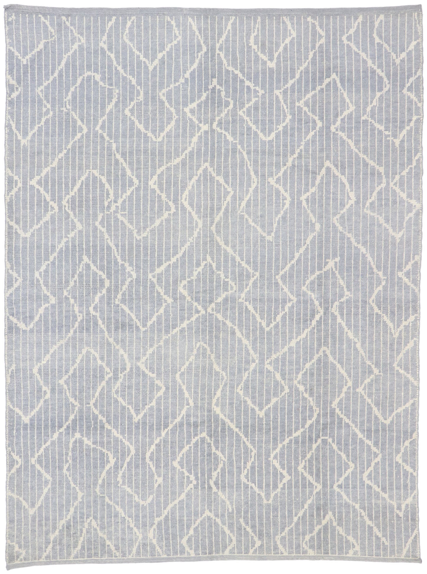 8 x 11 - Blue Turkish Moroccan Rug - 53442