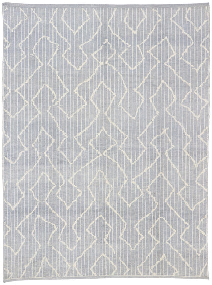 8 x 11 - Blue Turkish Moroccan Rug - 53442