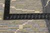 6 x 9 - Charcoal Dark Gray Turkish Moroccan Rug - 53443