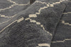 6 x 9 - Charcoal Dark Gray Turkish Moroccan Rug - 53443