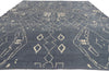 8 x 10 - Navy Blue Turkish Moroccan Rug - 53444