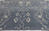 8 x 10 - Navy Blue Turkish Moroccan Rug - 53444