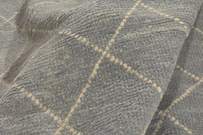 8 x 9 - Light Blue Turkish Moroccan Rug - 53446