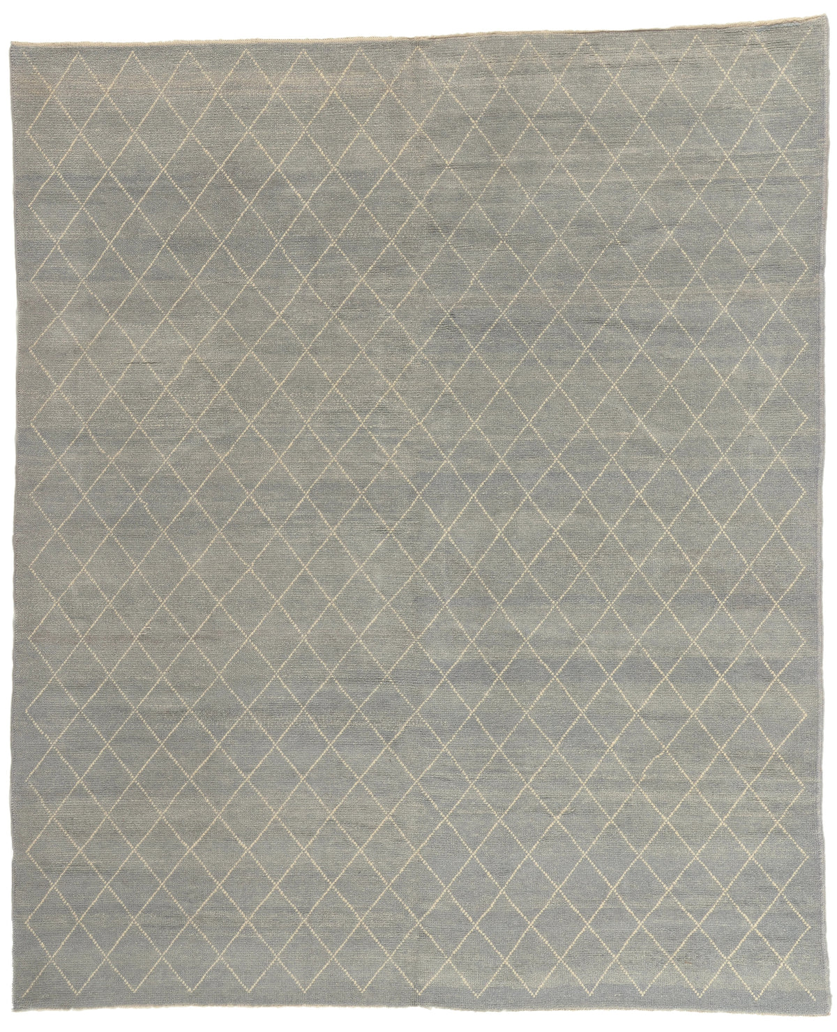 8 x 9 - Light Blue Turkish Moroccan Rug - 53446