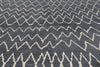 8 x 10 - Charcoal Dark Gray New Turkish Moroccan Rug - 53447