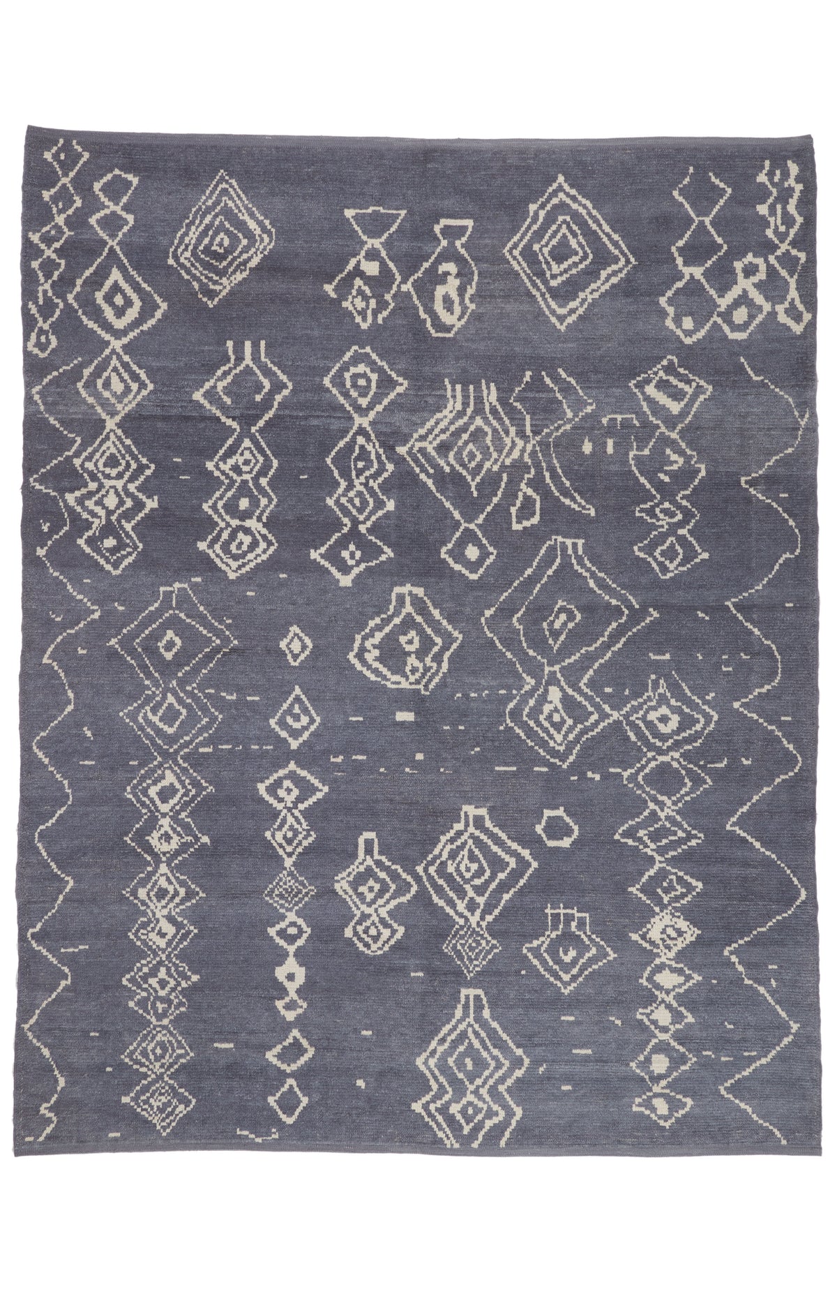 8 x 10 - Blue New Turkish Moroccan Rug - 53448