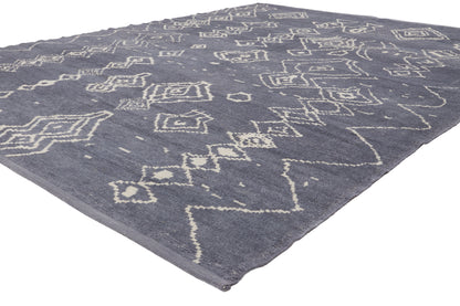 8 x 10 - Blue New Turkish Moroccan Rug - 53448