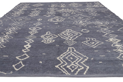8 x 10 - Blue New Turkish Moroccan Rug - 53448