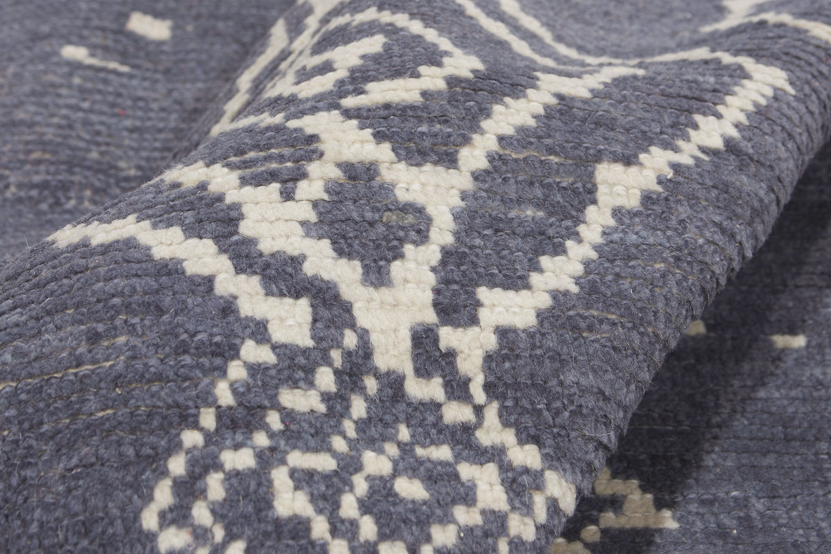 8 x 10 - Blue New Turkish Moroccan Rug - 53448