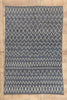 6 x 9 - Blue Gray Turkish Moroccan Rug - 53452