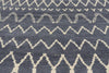 6 x 9 - Blue Gray Turkish Moroccan Rug - 53452