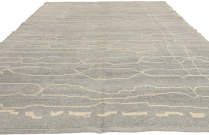 6 x 10 - Light Blue Turkish Moroccan Rug - 53453