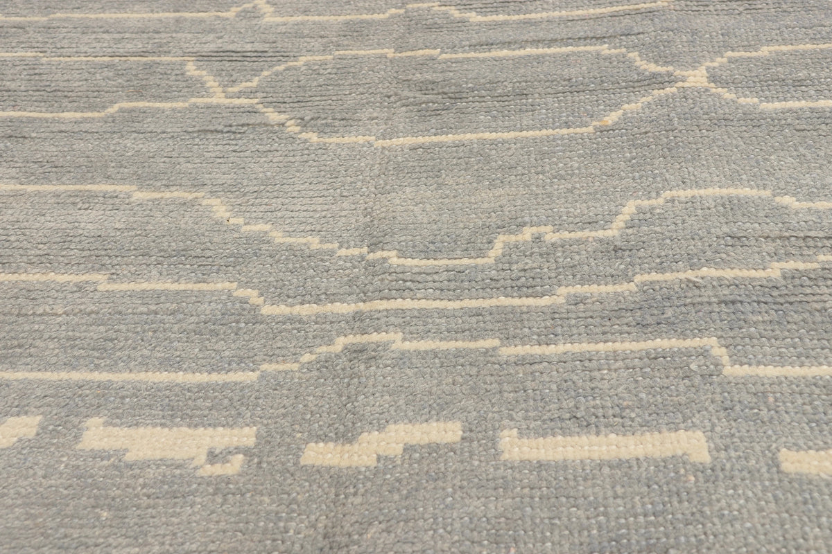 6 x 10 - Light Blue Turkish Moroccan Rug - 53453