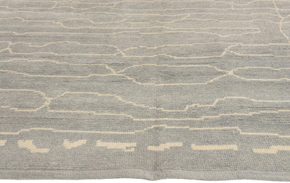 6 x 10 - Light Blue Turkish Moroccan Rug - 53453