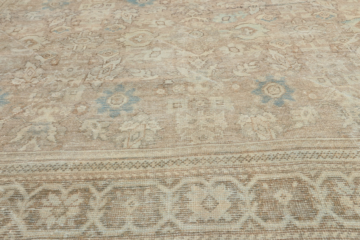 7 x 10 - Tan Vintage Persian Mahal Rug - 53475