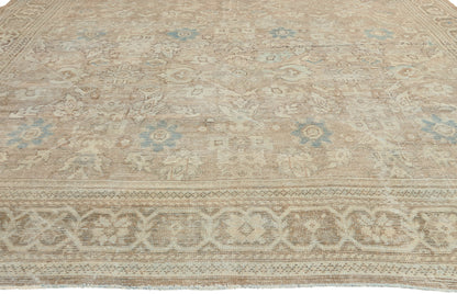 7 x 10 - Tan Vintage Persian Mahal Rug - 53475
