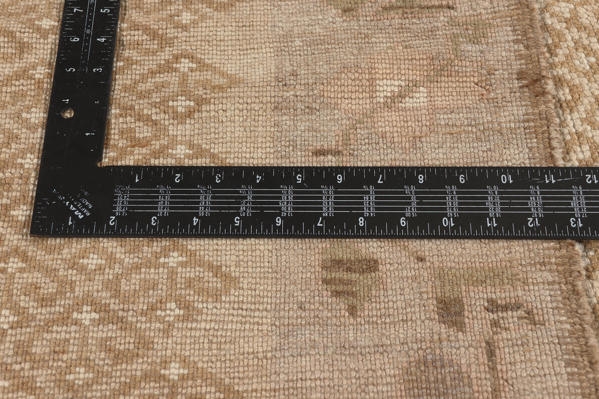 6 x 10 - Brown Vintage Turkish Kars Rug - 53567