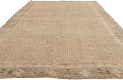 6 x 10 - Brown Vintage Turkish Kars Rug - 53567