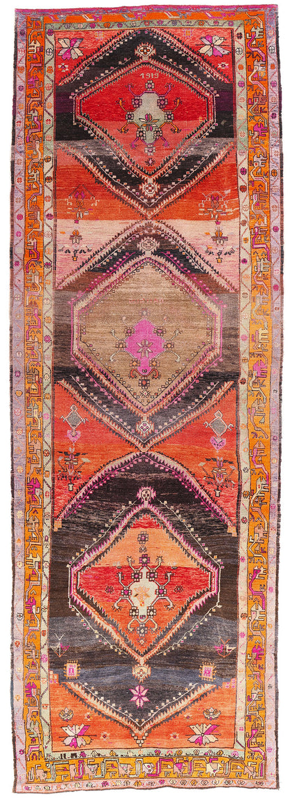 6 x 18 - Multicolor Vintage Turkish Kars Rug - 53574