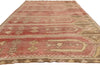 6 x 9 - Red Vintage Turkish Oushak Rug - 53580