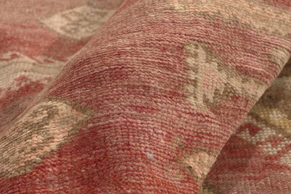 6 x 9 - Red Vintage Turkish Oushak Rug - 53580