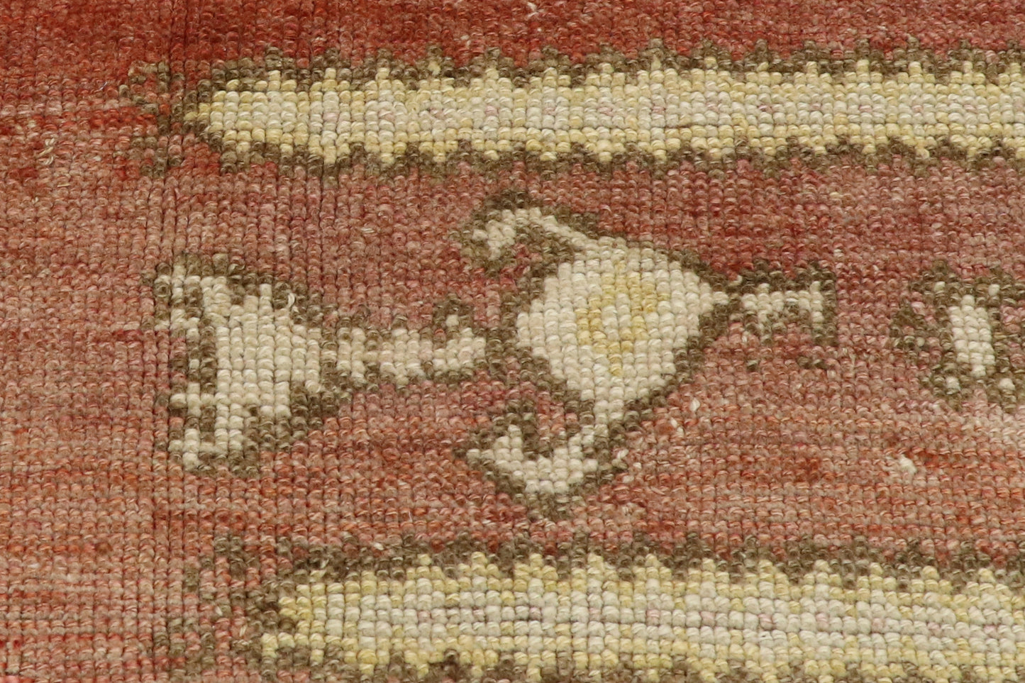 6 x 9 - Red Vintage Turkish Oushak Rug - 53580