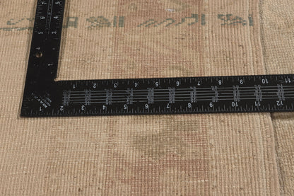 5 x 9 - Beige Vintage Turkish Oushak Rug - 53624