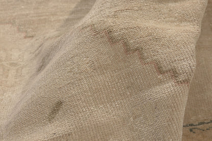 5 x 9 - Beige Vintage Turkish Oushak Rug - 53624