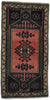 2 x 4 - Red Vintage Turkish Oushak Rug - 53648