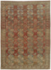 9 x 12 - Rust Vintage Turkish Oushak Rug - 53658
