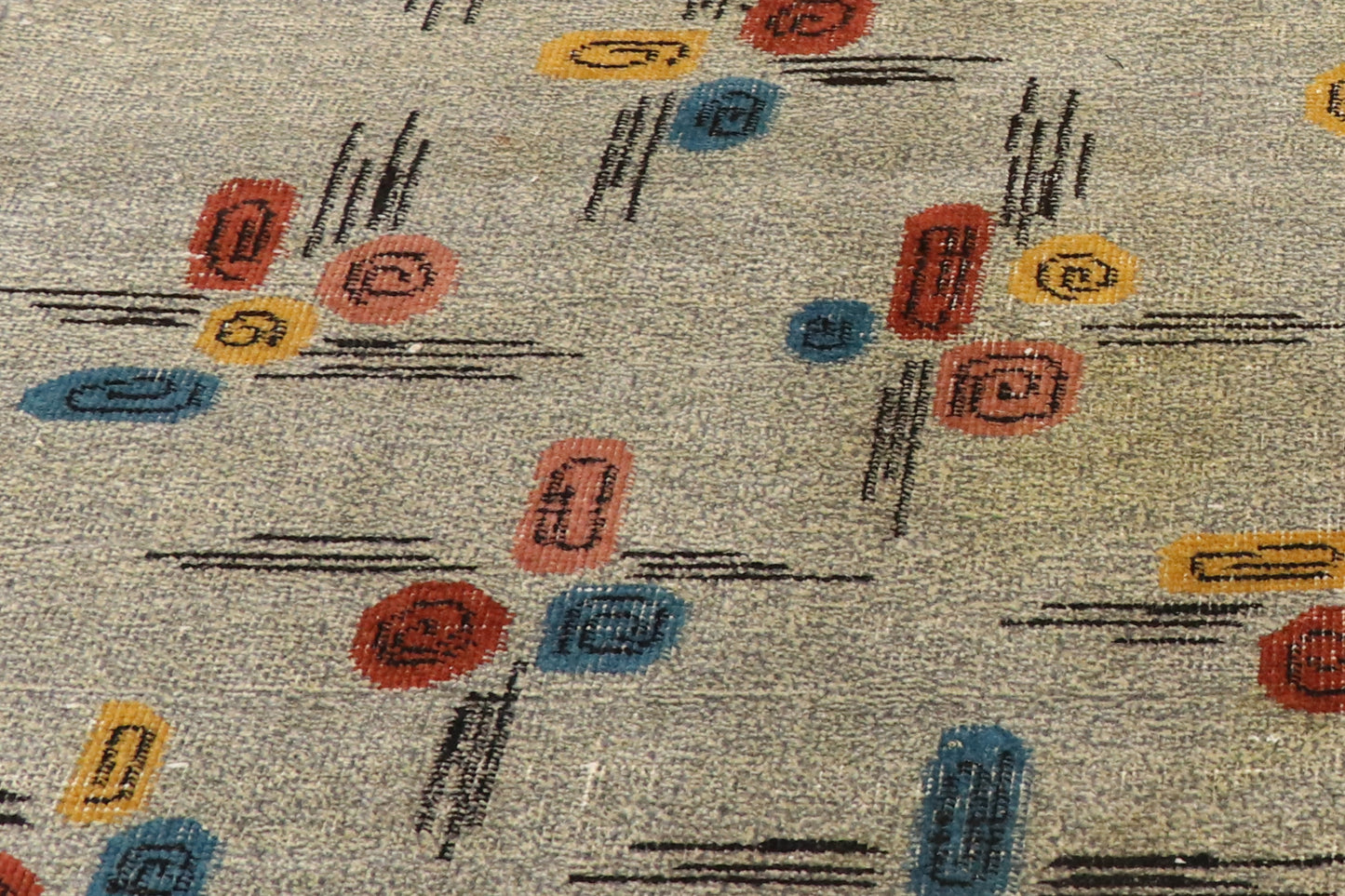 5 x 8 - Gray Vintage Turkish Sivas Rug - 53662