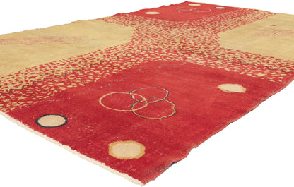 6 x 10 - Red Vintage Turkish Sivas Rug - 53663