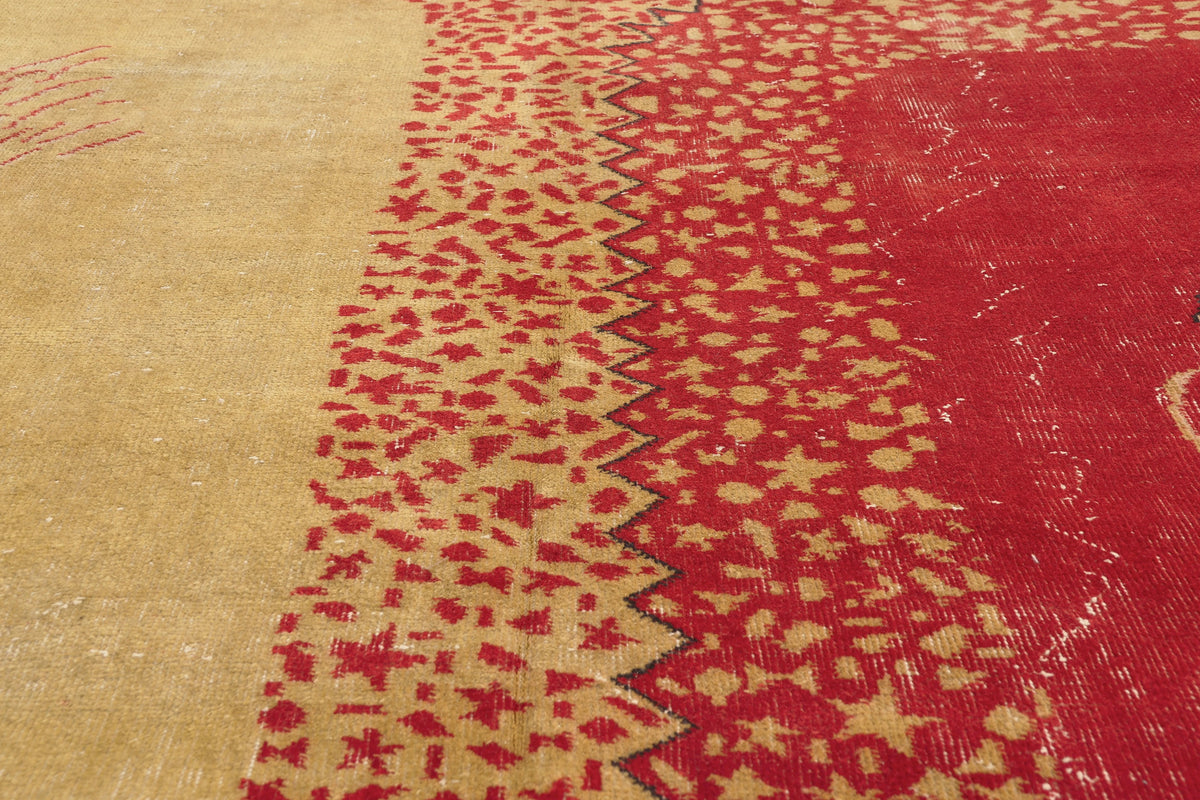 6 x 10 - Red Vintage Turkish Sivas Rug - 53663