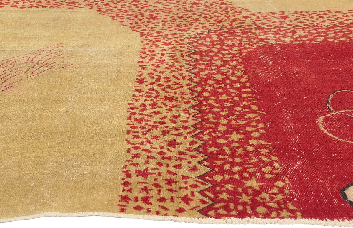 6 x 10 - Red Vintage Turkish Sivas Rug - 53663