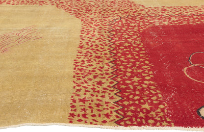 6 x 10 - Red Vintage Turkish Sivas Rug - 53663
