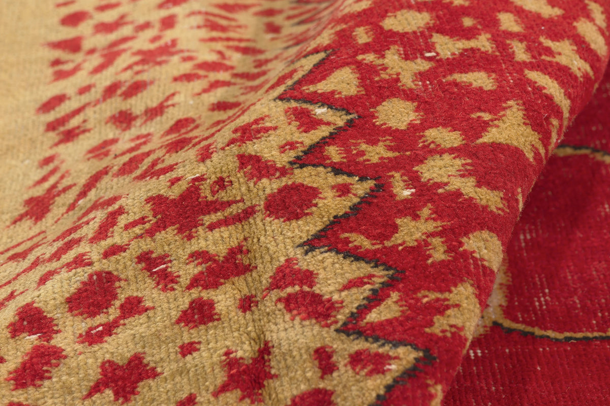 6 x 10 - Red Vintage Turkish Sivas Rug - 53663