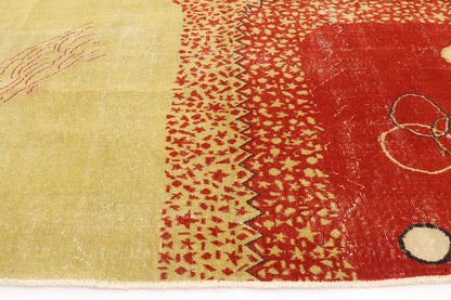 7 x 10 - Red Vintage Turkish Sivas Rug - 53663