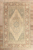8 x 13 - Beige Vintage Turkish Oushak Rug - 53680