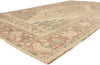 8 x 13 - Beige Vintage Turkish Oushak Rug - 53680