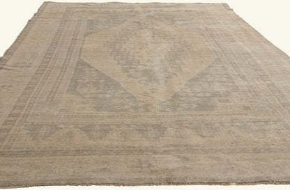 6 x 10 - Tan Vintage Turkish Oushak Rug - 53686