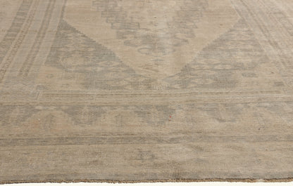 6 x 10 - Tan Vintage Turkish Oushak Rug - 53686
