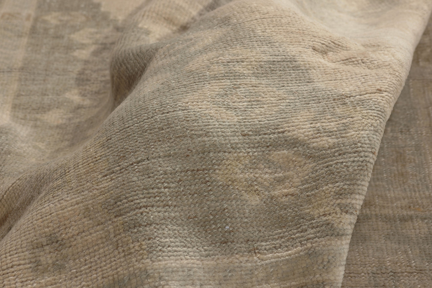 6 x 10 - Tan Vintage Turkish Oushak Rug - 53686