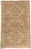 6 x 9 - Brown Vintage Turkish Kars Rug - 53697
